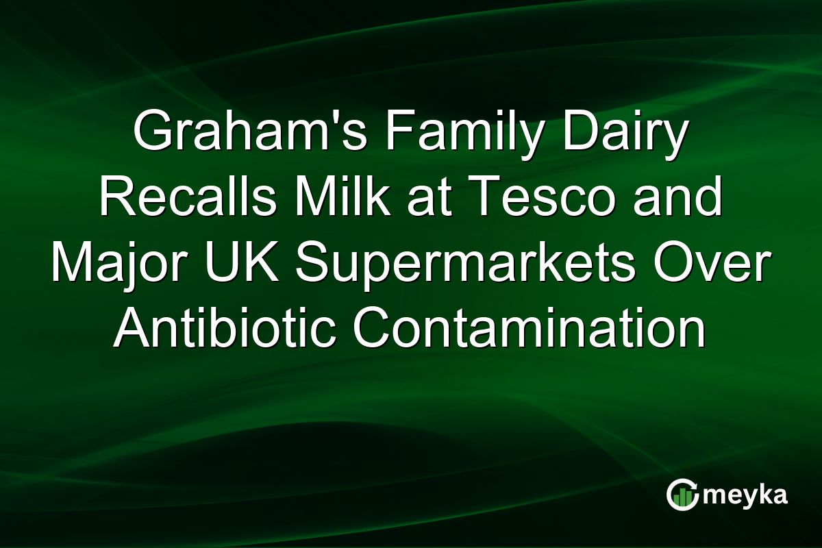 Graham’s Family Dairy Recalls Milk at Tesco and Major UK Supermarkets Over Antibiotic Contamination