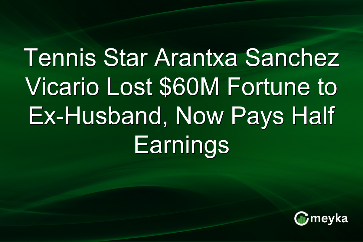 Tennis Star Arantxa Sanchez Vicario Lost $60M Fortune to Ex-Husband, Now Pays Half Earnings