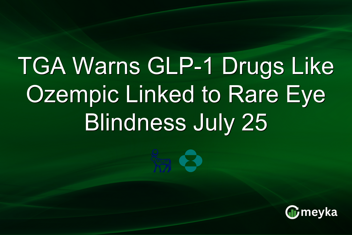 TGA Warns GLP-1 Drugs Like Ozempic Linked to Rare Eye Blindness July 25