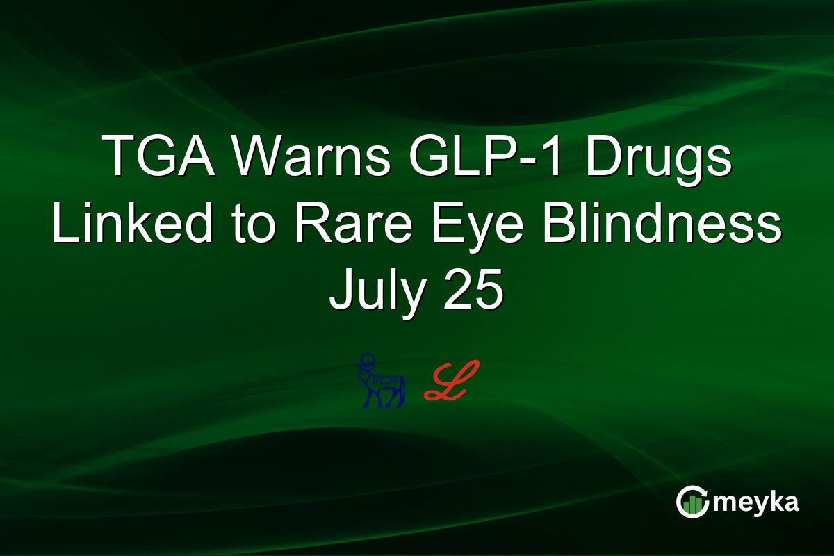 TGA Warns GLP-1 Drugs Linked to Rare Eye Blindness July 25