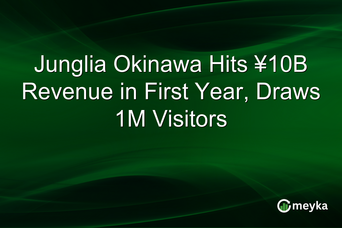 Junglia Okinawa Hits ¥10B Revenue in First Year, Draws 1M Visitors