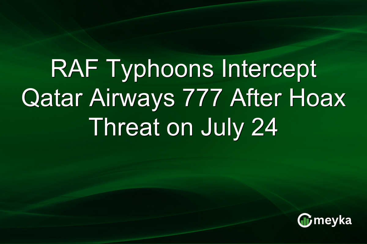 RAF Typhoons Intercept Qatar Airways 777 After Hoax Threat on July 24