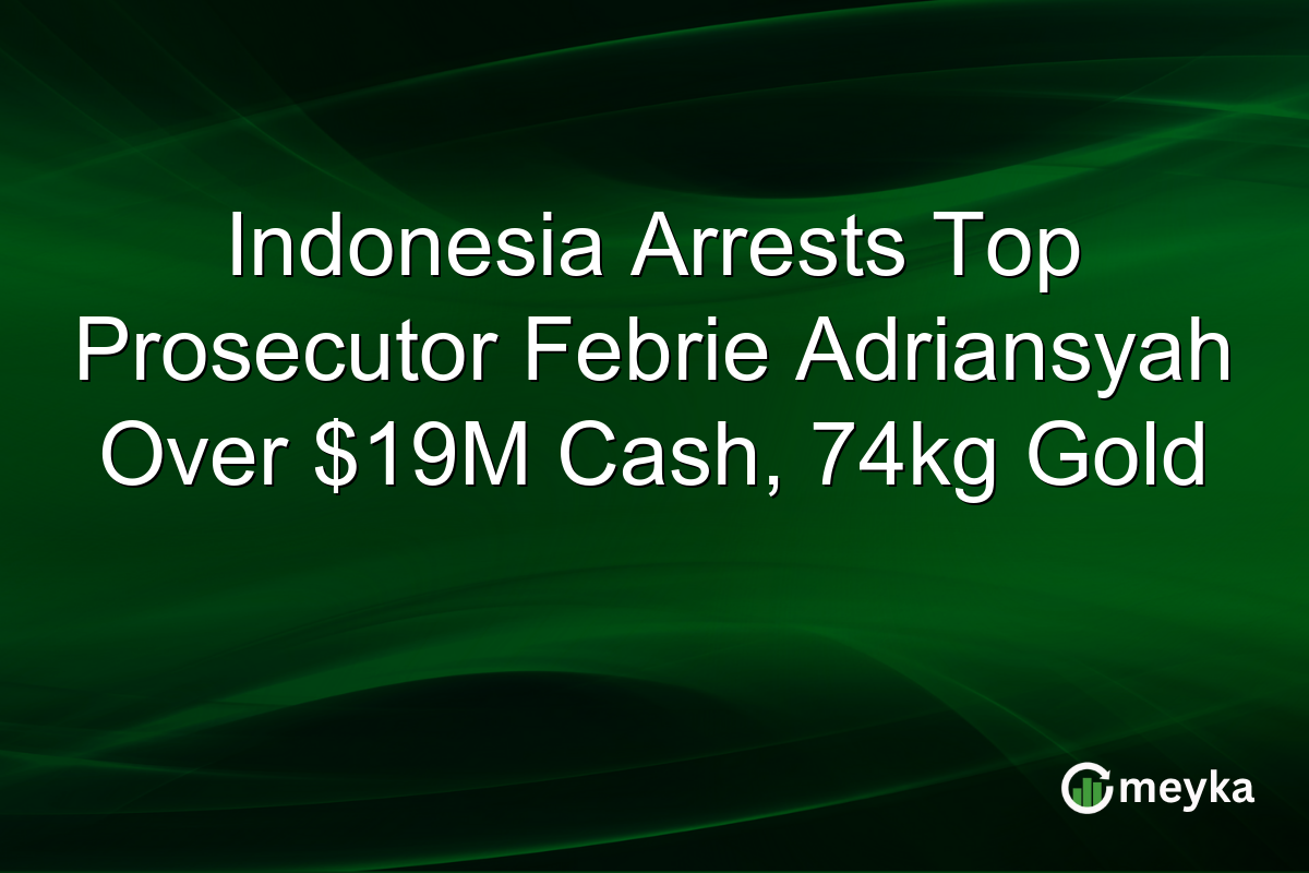 Indonesia Arrests Top Prosecutor Febrie Adriansyah Over $19M Cash, 74kg Gold