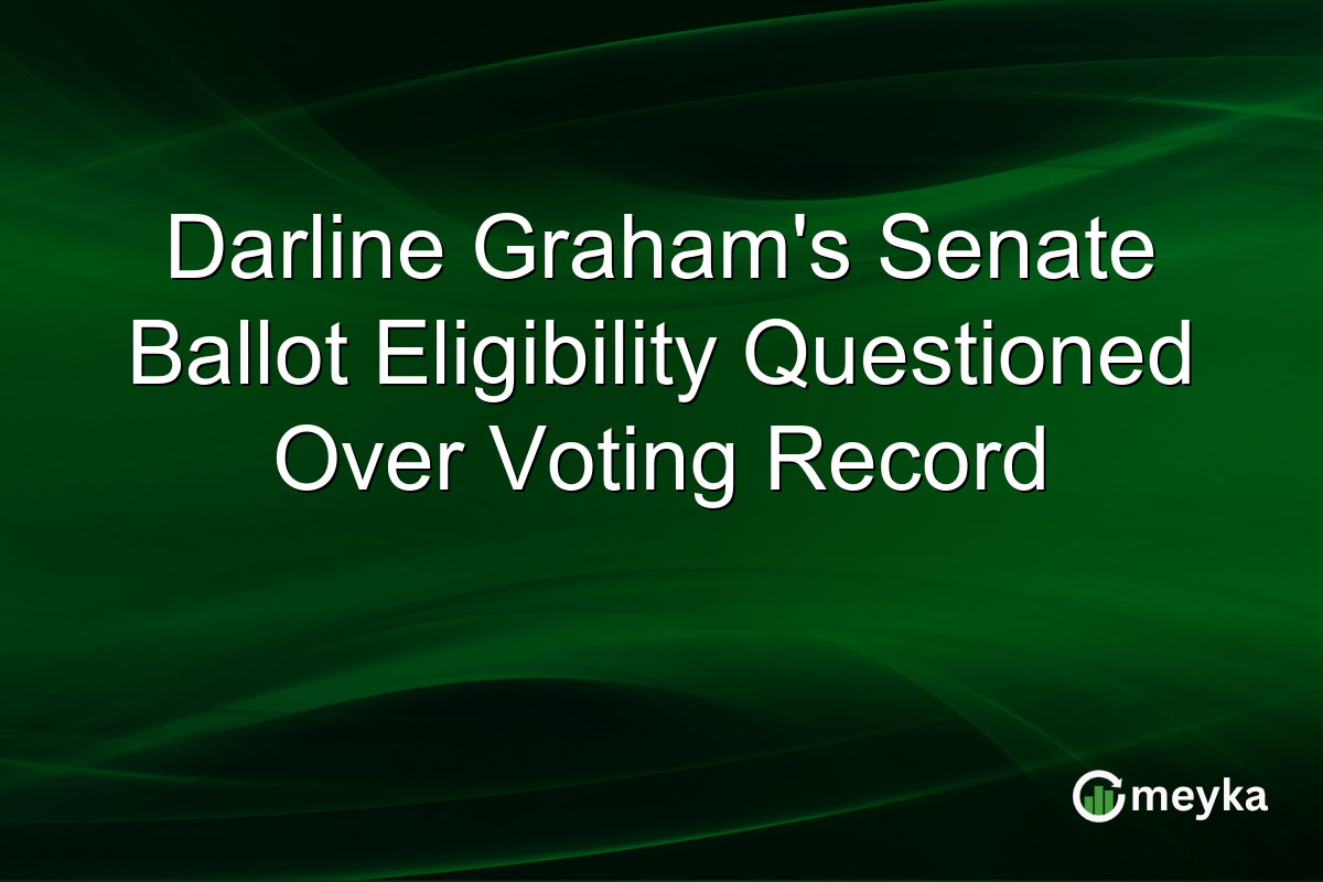 Darline Graham’s Senate Ballot Eligibility Questioned Over Voting Record