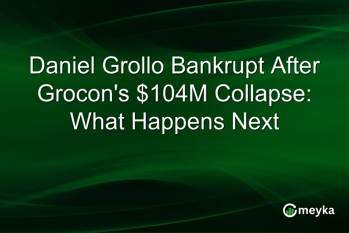 Daniel Grollo Bankrupt After Grocon’s $104M Collapse: What Happens Next