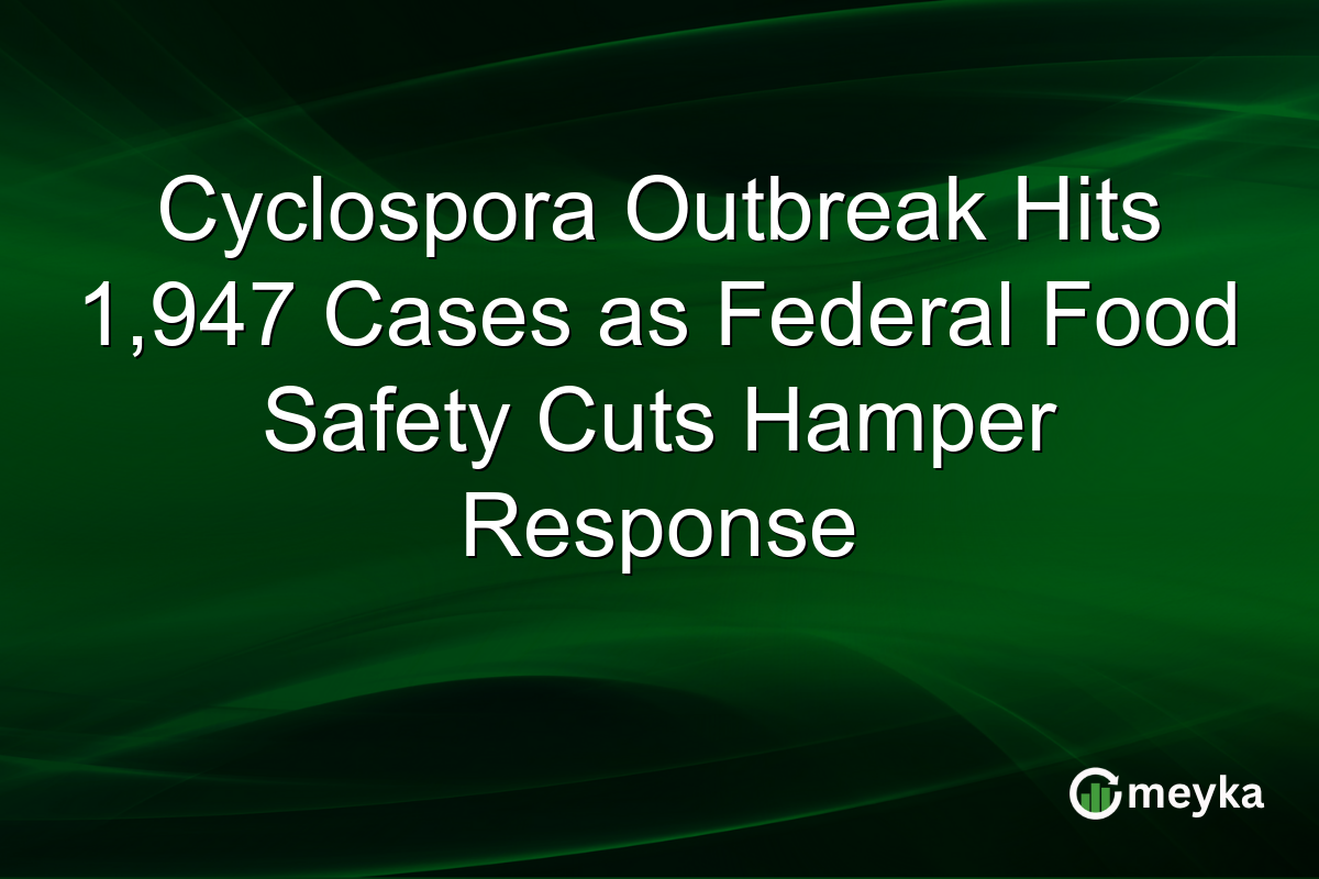 Cyclospora Outbreak Hits 1,947 Cases as Federal Food Safety Cuts Hamper Response