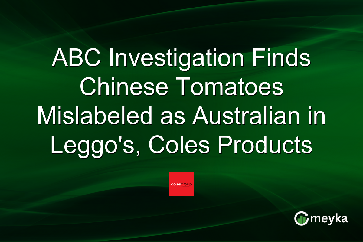 ABC Investigation Finds Chinese Tomatoes Mislabeled as Australian in Leggo’s, Coles Products