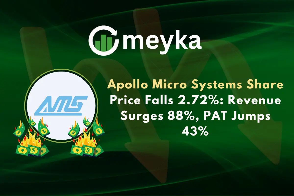 Apollo Micro Systems Share Price Falls 2.72%: Revenue Surges 88%, PAT Jumps 43%