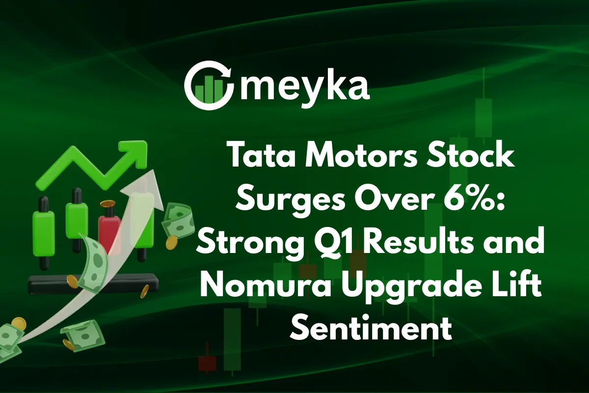 Tata Motors Stock Surges Over 6%: Strong Q1 Results and Nomura Upgrade Lift Sentiment