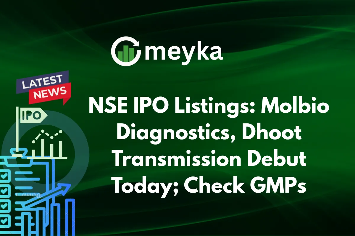 NSE IPO Listings: Molbio Diagnostics, Dhoot Transmission Debut Today; Check GMPs
