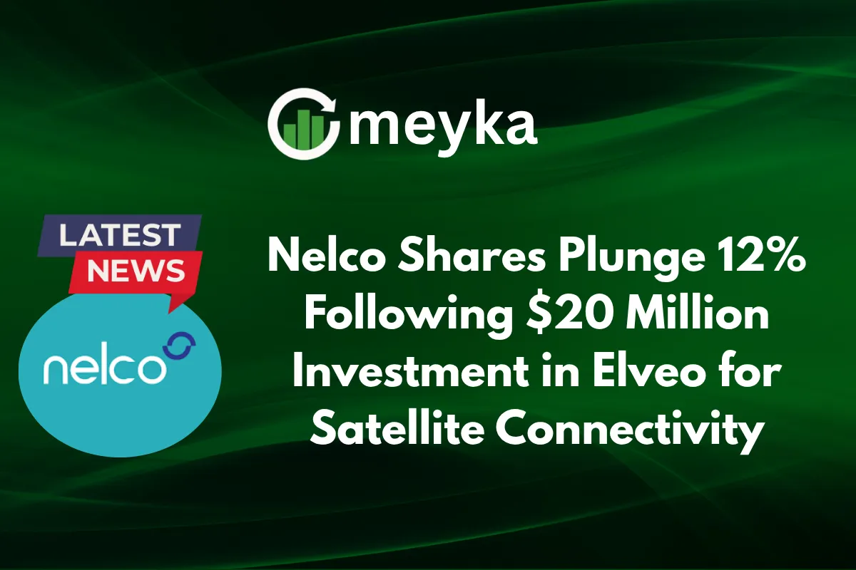 Nelco Shares Plunge 12% Following $20 Million Investment in Elveo for Satellite Connectivity