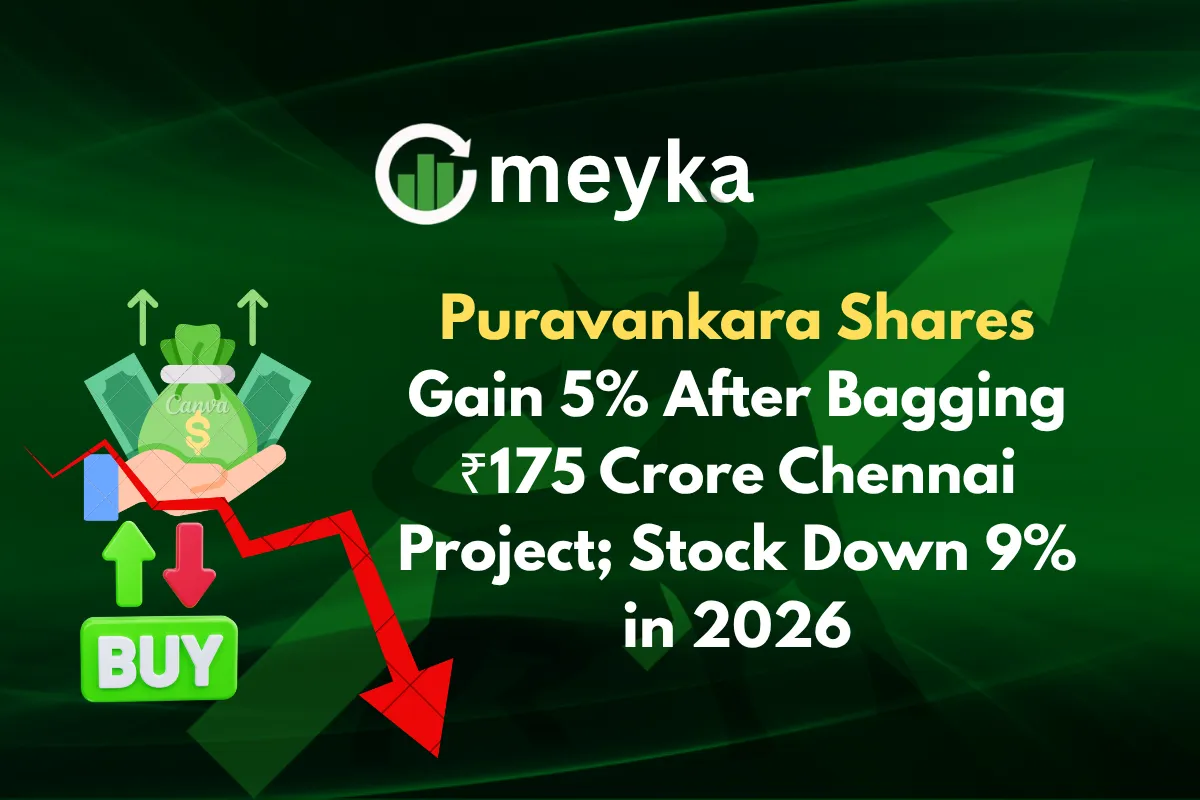 Puravankara Shares Gain 5% After Bagging ₹175 Crore Chennai Project; Stock Down 9% in 2026