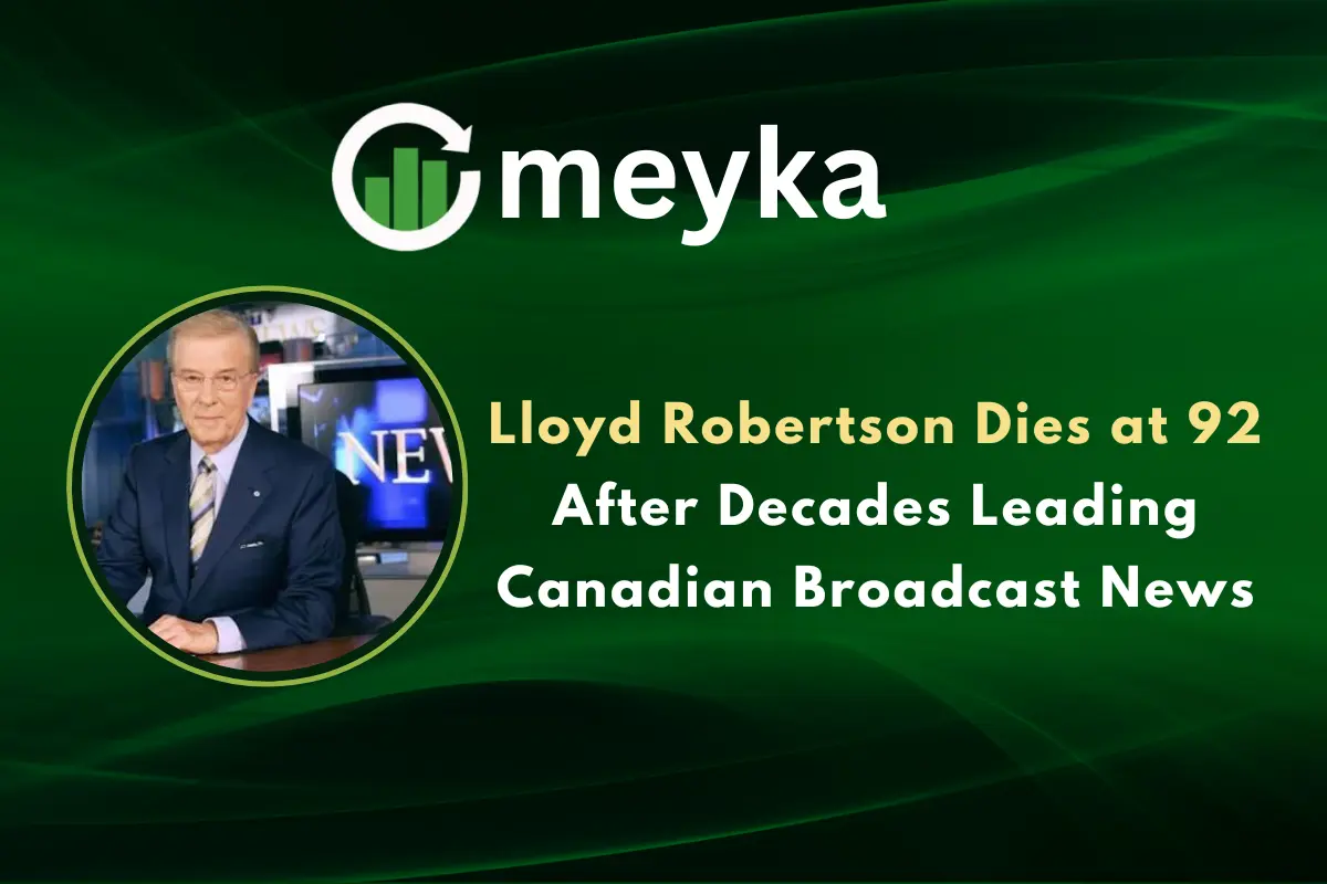Lloyd Robertson Dies at 92 After Decades Leading Canadian Broadcast News