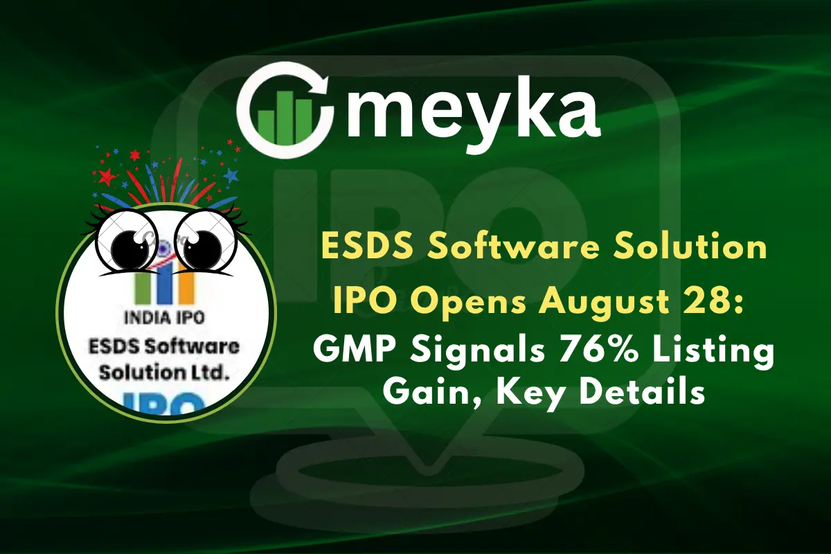 ESDS Software Solution IPO Opens August 28: GMP Signals 76% Listing Gain, Key Details