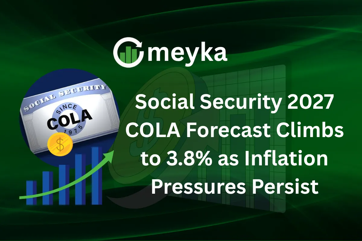 Social Security 2027 COLA Forecast Climbs to 3.8% as Inflation Pressures Persist