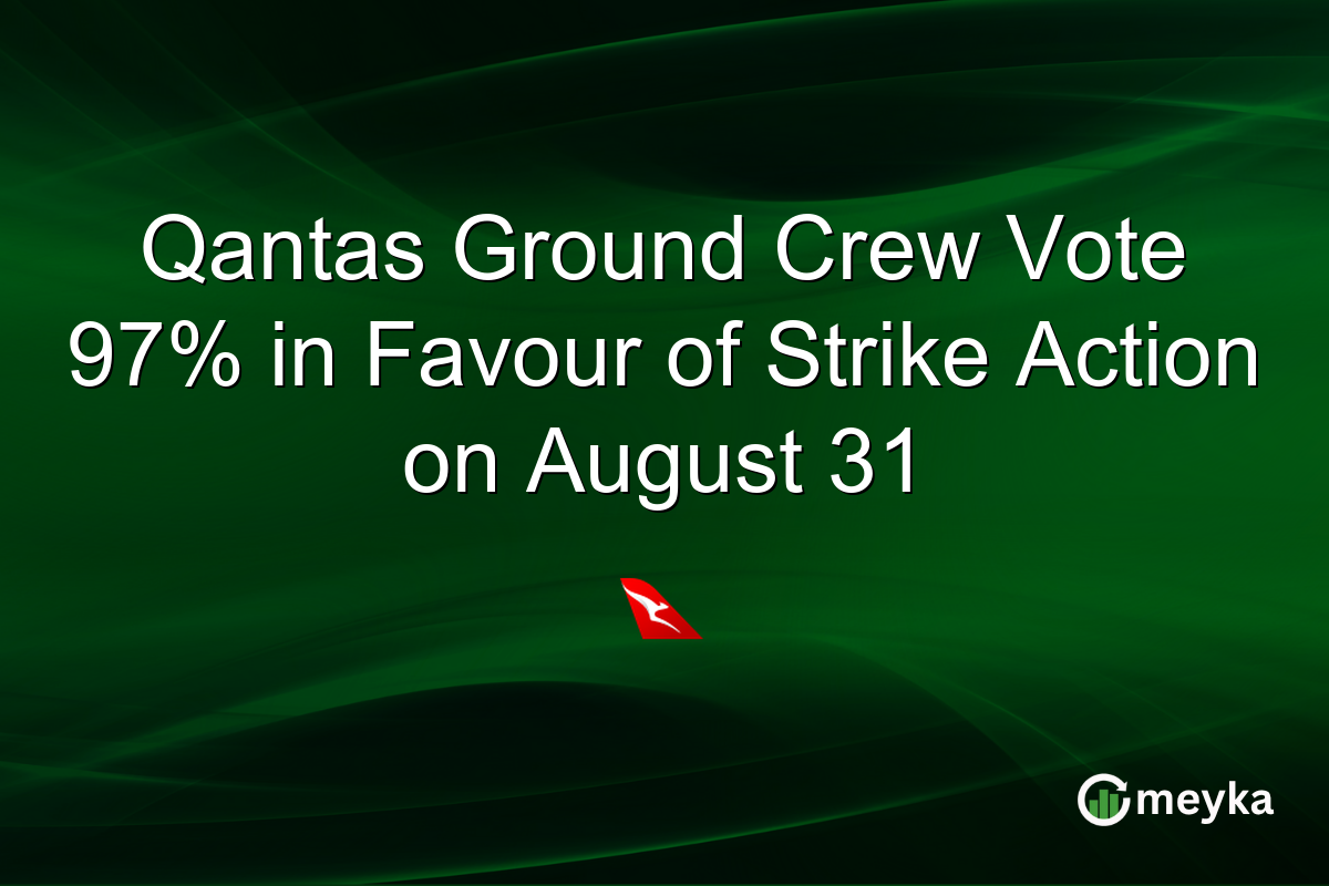 Qantas Ground Crew Vote 97% in Favour of Strike Action on August 31