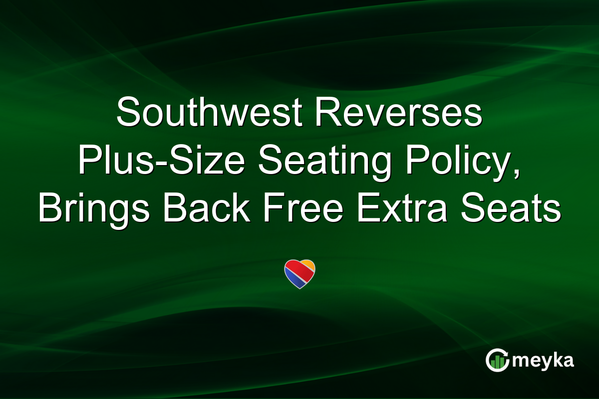 Southwest Reverses Plus-Size Seating Policy, Brings Back Free Extra Seats