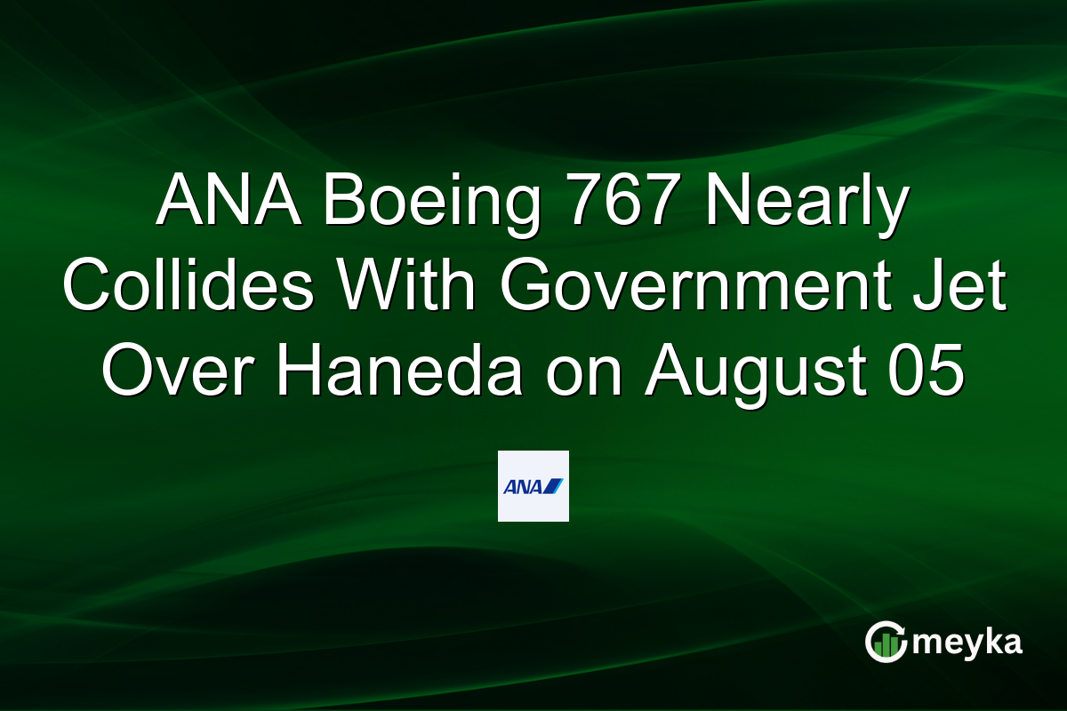 ANA Boeing 767 Nearly Collides With Government Jet Over Haneda on August 05