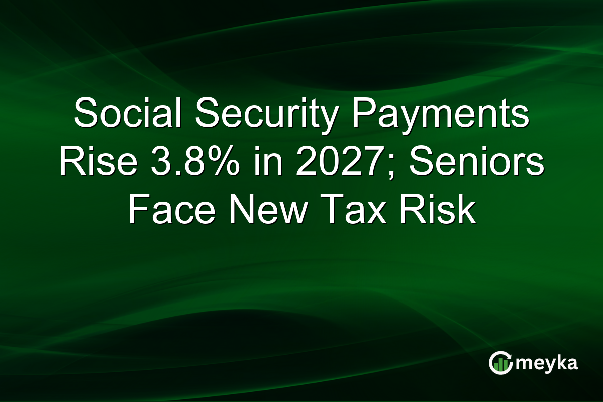 Social Security Payments Rise 3.8% in 2027; Seniors Face New Tax Risk