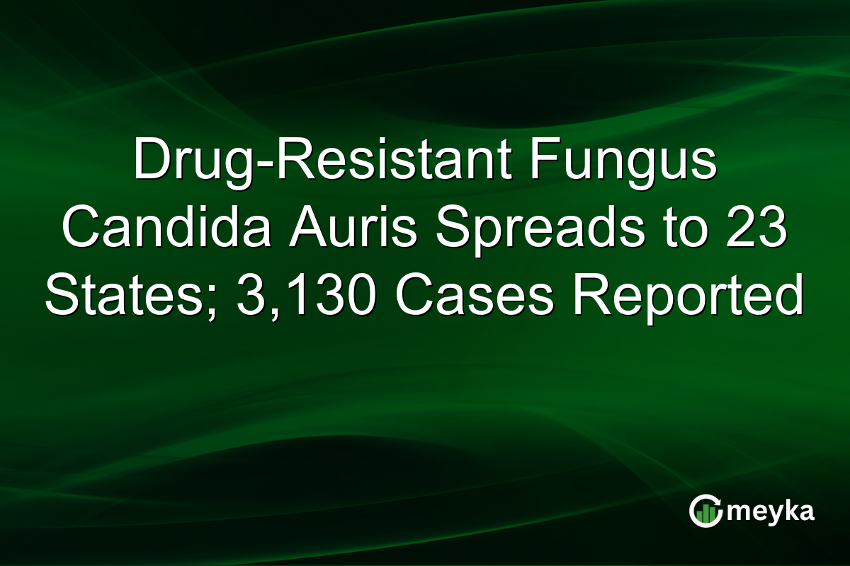 Drug-Resistant Fungus Candida Auris Spreads to 23 States; 3,130 Cases Reported
