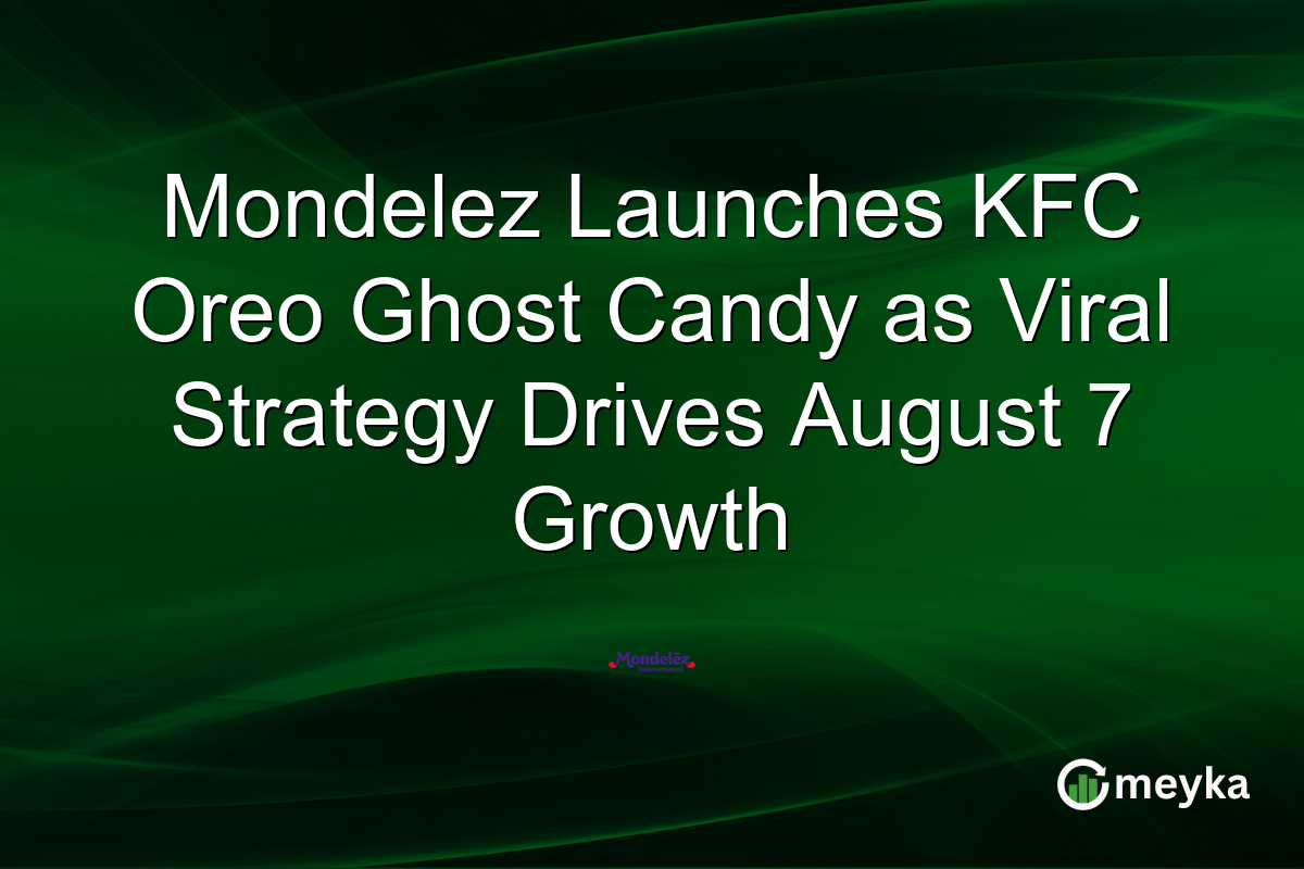 Mondelez Launches KFC Oreo Ghost Candy as Viral Strategy Drives August 7 Growth