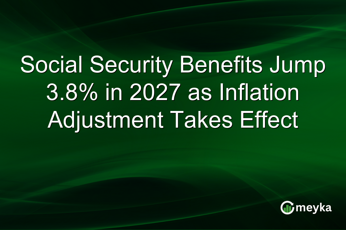 Social Security Benefits Jump 3.8% in 2027 as Inflation Adjustment Takes Effect