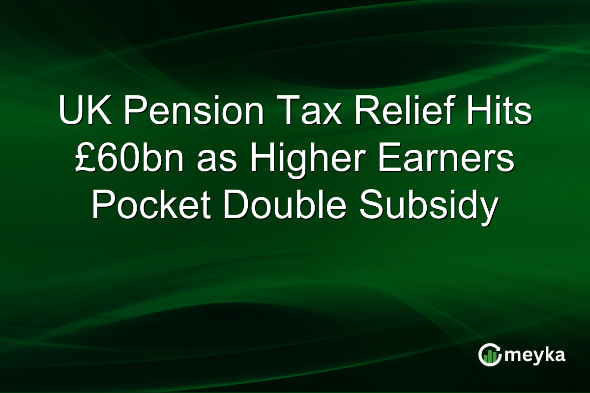 UK Pension Tax Relief Hits £60bn as Higher Earners Pocket Double Subsidy