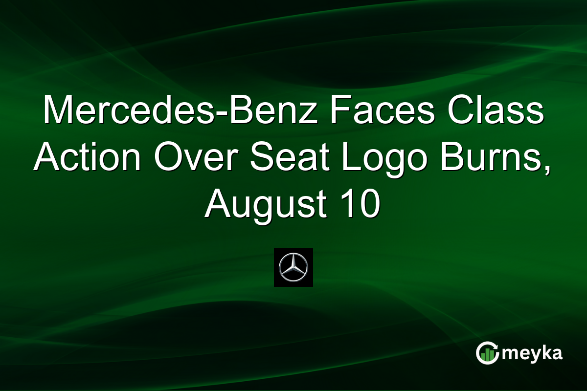 Mercedes-Benz Faces Class Action Over Seat Logo Burns, August 10