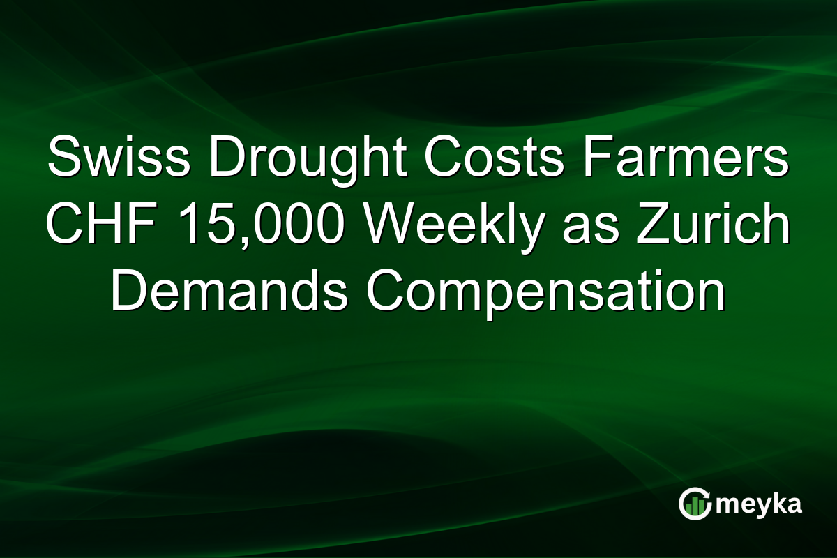 Swiss Drought Costs Farmers CHF 15,000 Weekly as Zurich Demands Compensation