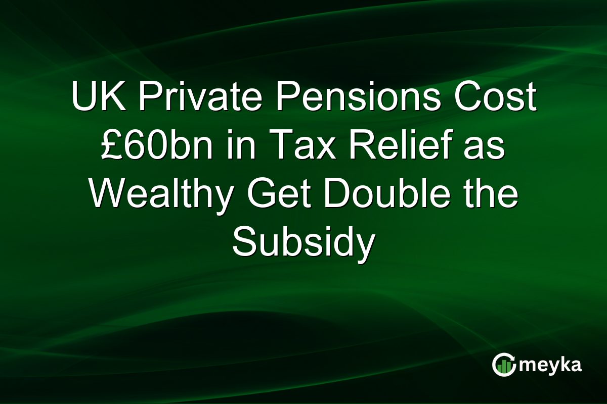UK Private Pensions Cost £60bn in Tax Relief as Wealthy Get Double the Subsidy