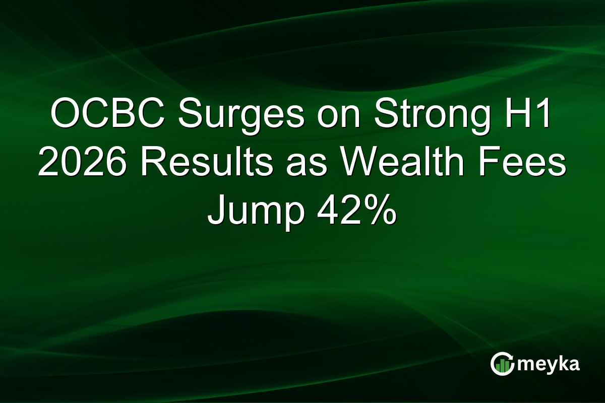 OCBC Surges on Strong H1 2026 Results as Wealth Fees Jump 42%