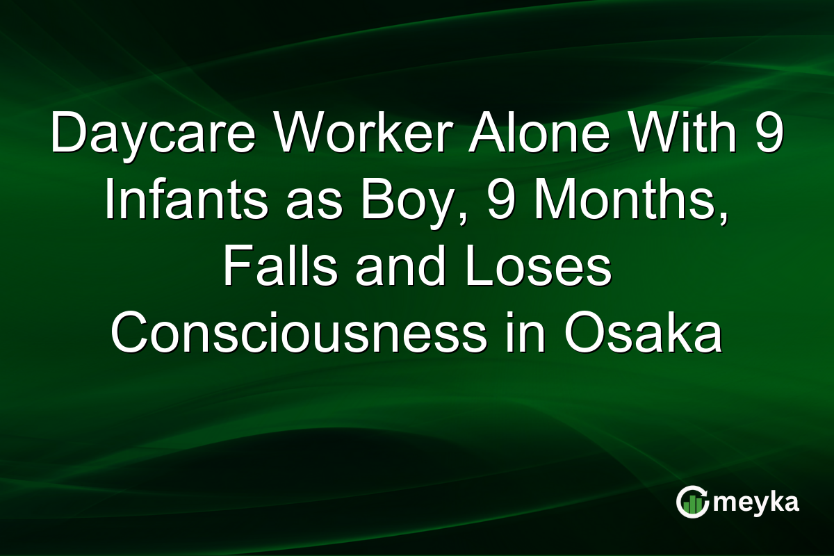 Daycare Worker Alone With 9 Infants as Boy, 9 Months, Falls and Loses Consciousness in Osaka