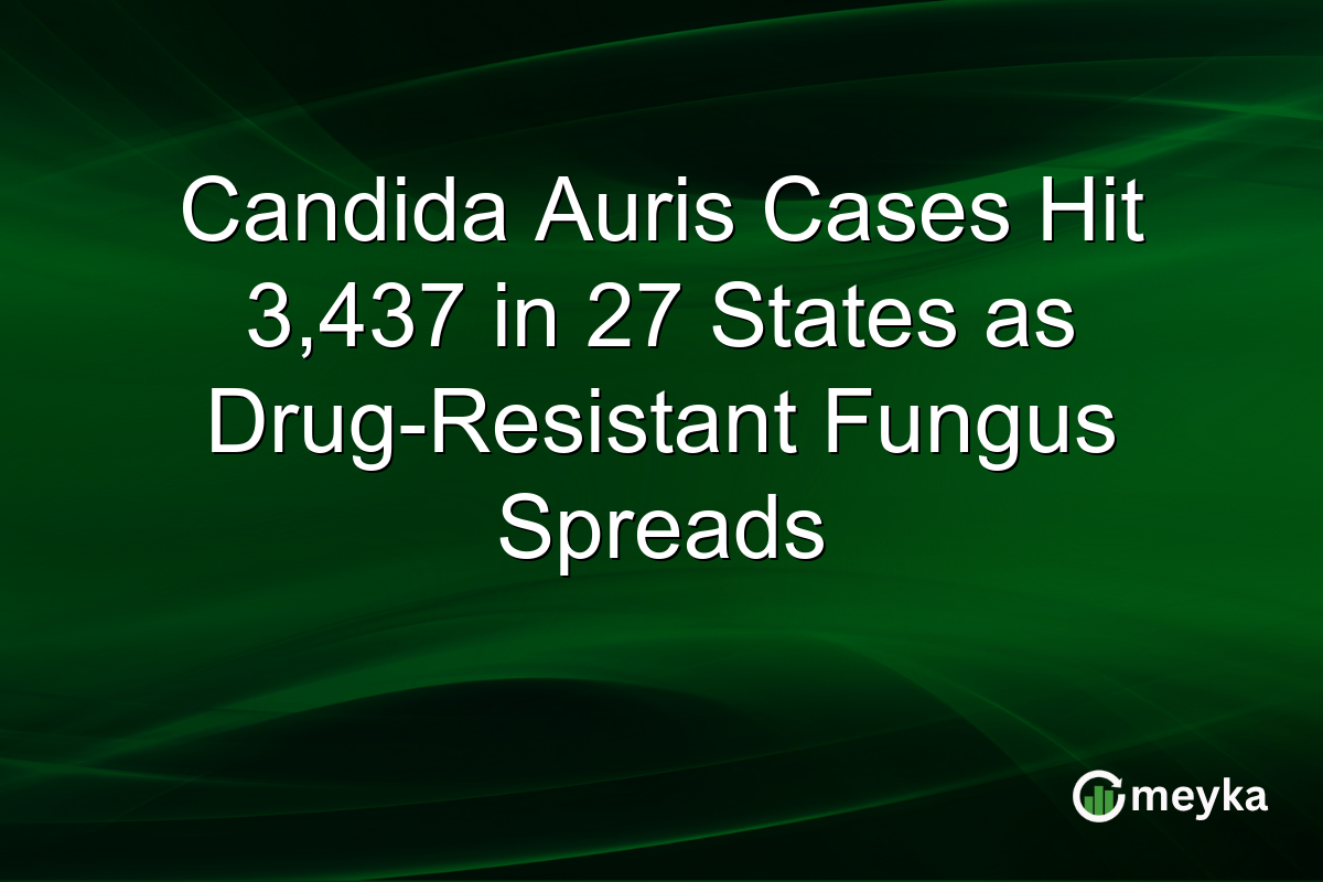 Candida Auris Cases Hit 3,437 in 27 States as Drug-Resistant Fungus Spreads