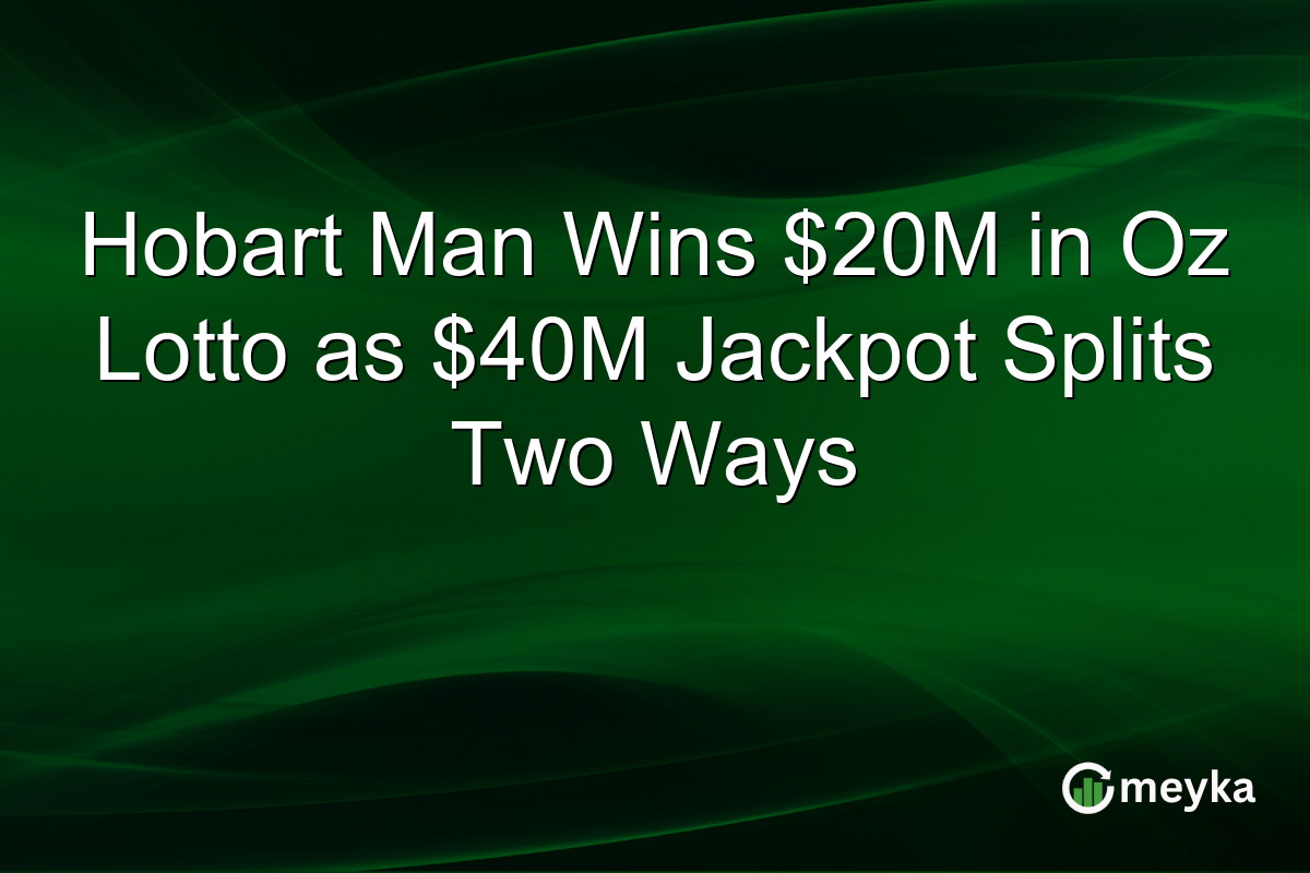 Hobart Man Wins $20M in Oz Lotto as $40M Jackpot Splits Two Ways