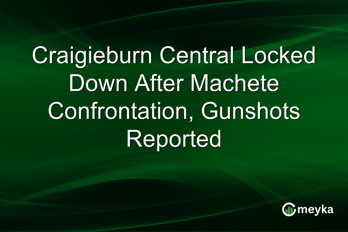 Craigieburn Central Locked Down After Machete Confrontation, Gunshots Reported
