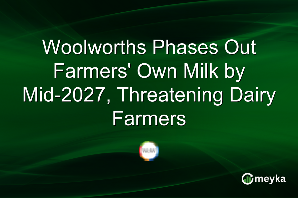 Woolworths Phases Out Farmers’ Own Milk by Mid-2027, Threatening Dairy Farmers