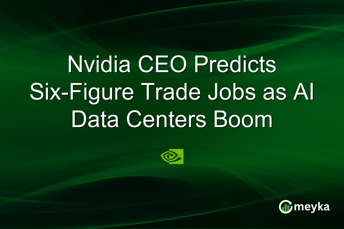 Nvidia CEO Predicts Six-Figure Trade Jobs as AI Data Centers Boom