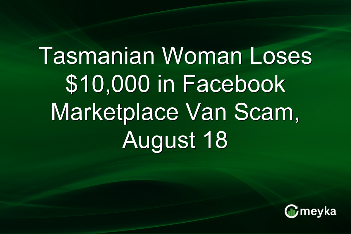 Tasmanian Woman Loses $10,000 in Facebook Marketplace Van Scam, August 18