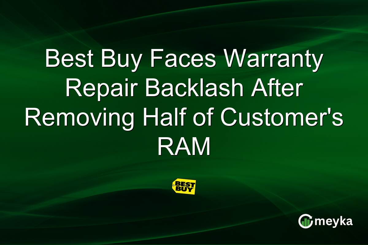 Best Buy Faces Warranty Repair Backlash After Removing Half of Customer’s RAM