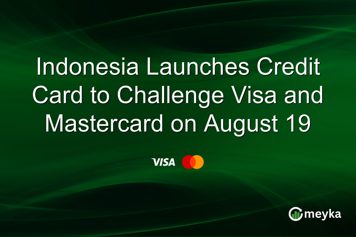 Indonesia Launches Credit Card to Challenge Visa and Mastercard on August 19