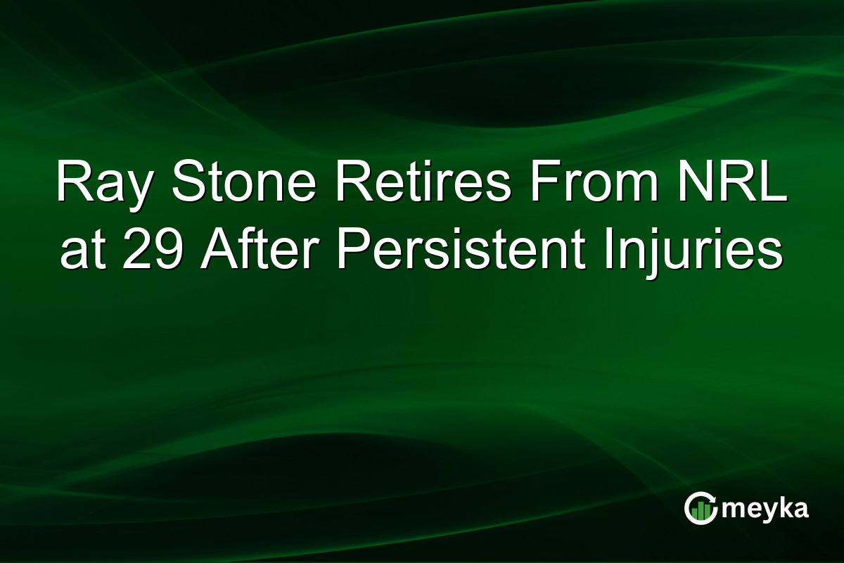Ray Stone Retires From NRL at 29 After Persistent Injuries