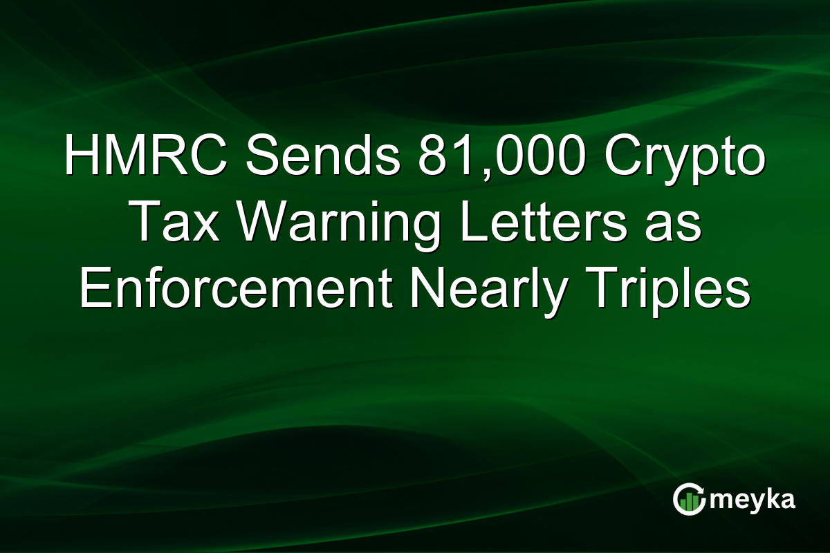 HMRC Sends 81,000 Crypto Tax Warning Letters as Enforcement Nearly Triples