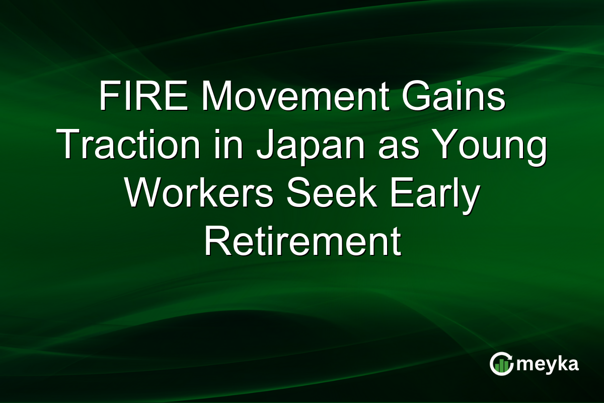FIRE Movement Gains Traction in Japan as Young Workers Seek Early Retirement
