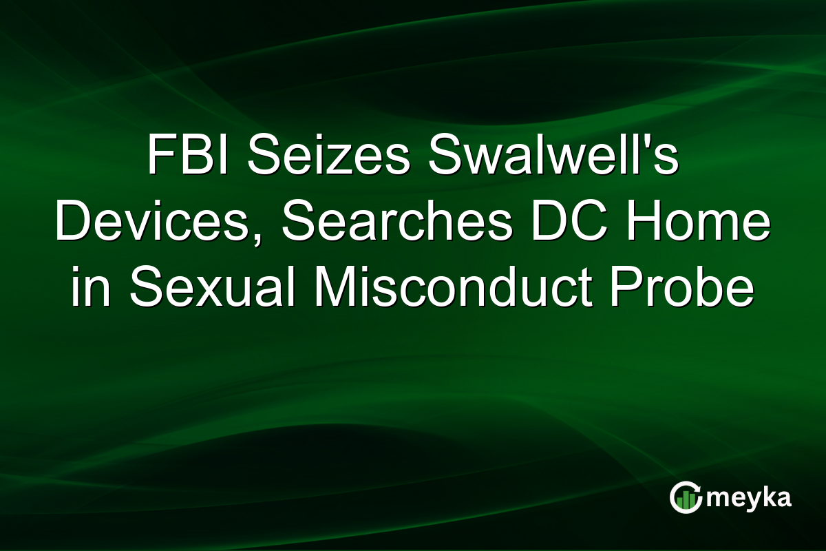 FBI Seizes Swalwell’s Devices, Searches DC Home in Sexual Misconduct Probe