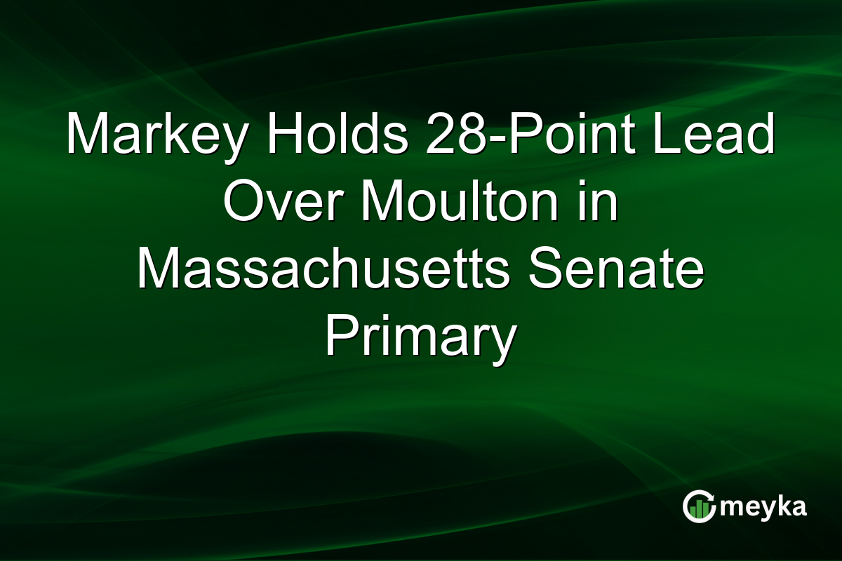 Markey Holds 28-Point Lead Over Moulton in Massachusetts Senate Primary