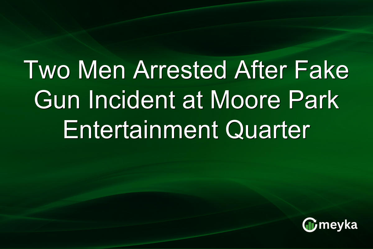 Two Men Arrested After Fake Gun Incident at Moore Park Entertainment Quarter