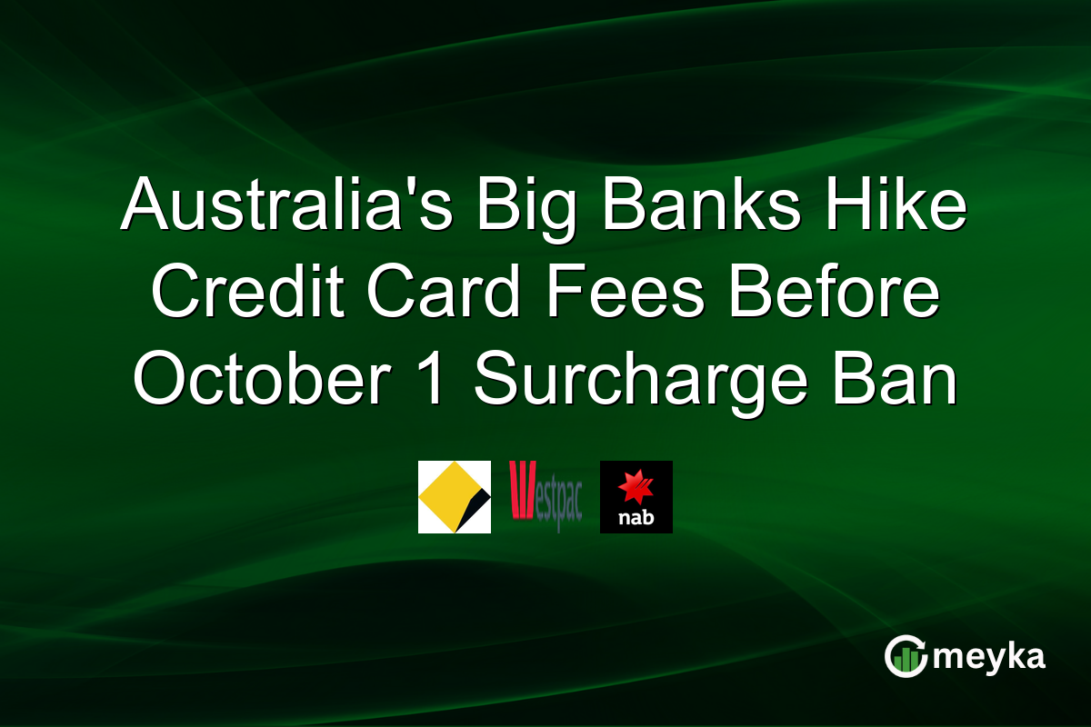 Australia’s Big Banks Hike Credit Card Fees Before October 1 Surcharge Ban