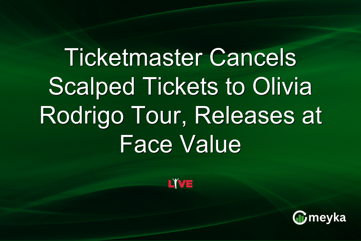 Ticketmaster Cancels Scalped Tickets to Olivia Rodrigo Tour, Releases at Face Value