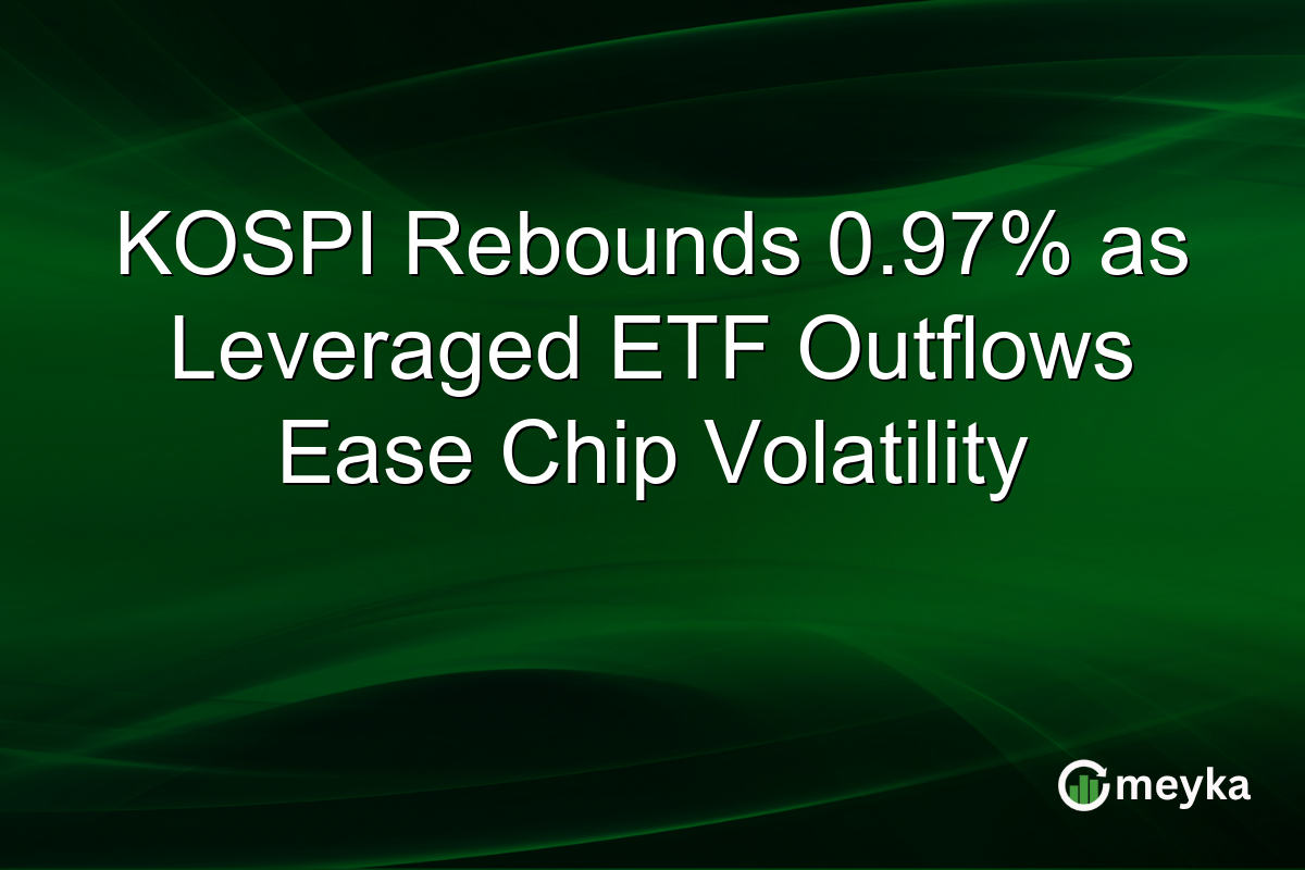 KOSPI Rebounds 0.97% as Leveraged ETF Outflows Ease Chip Volatility