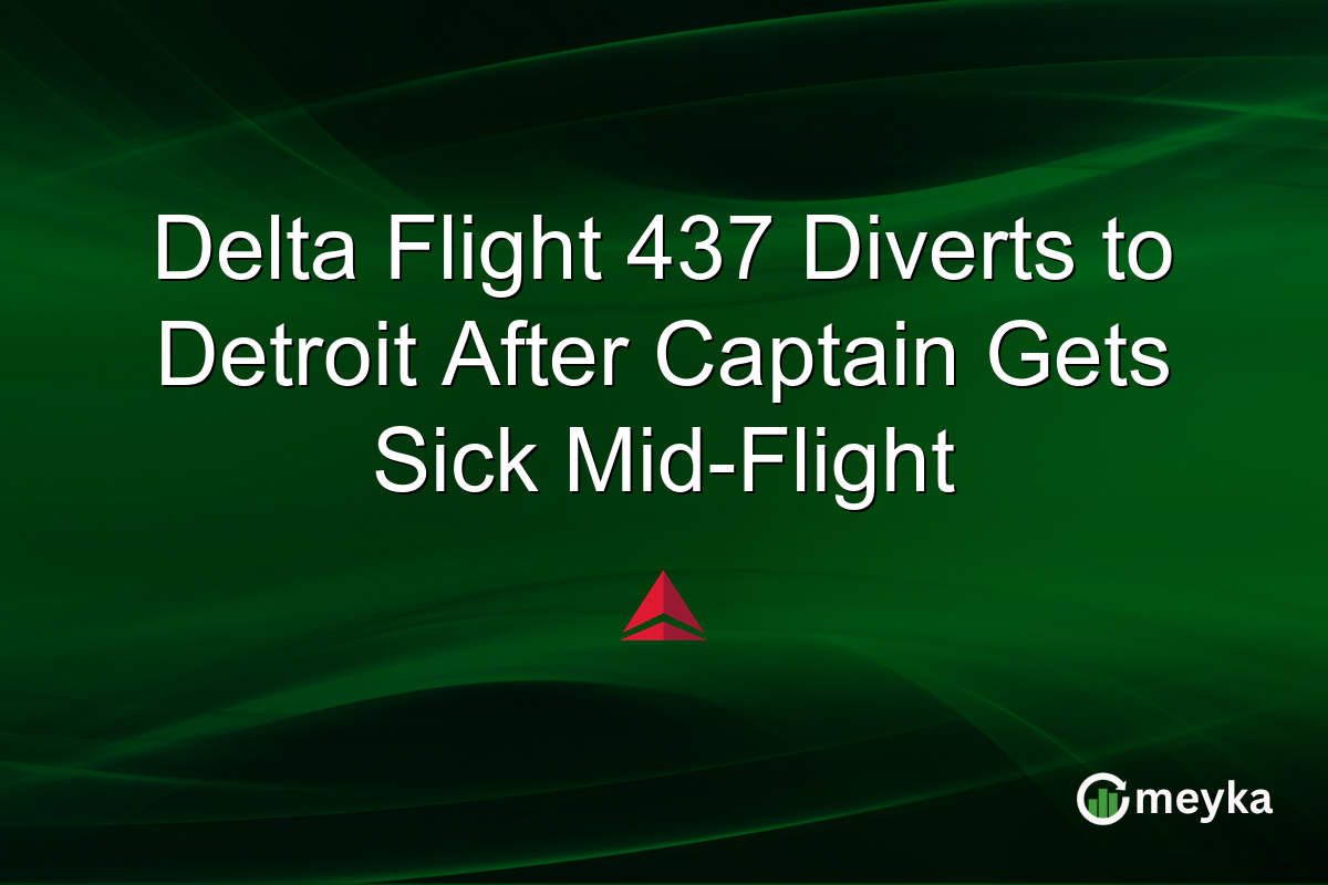 Delta Flight 437 Diverts to Detroit After Captain Gets Sick Mid-Flight